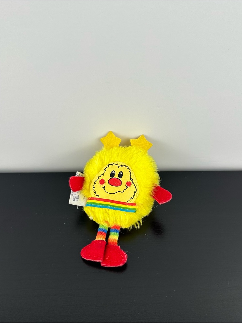 Vintage 1983 Hallmark Rainbow Brite Mini 4” Sprite Yellow Plush Stuffed Animal